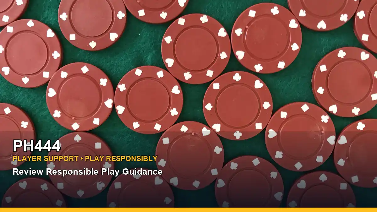 PH444 player support and responsible gaming guide for Philippine players