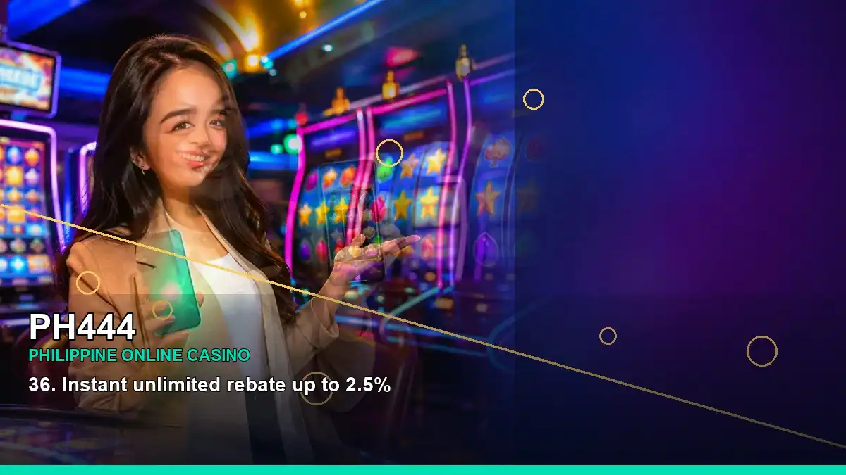 PH444 VIP casino rewards in a left-framed scene for the PH444 brand search, casino access, games, account help and safer